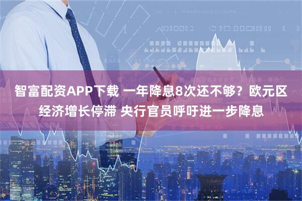 智富配资APP下载 一年降息8次还不够？欧元区经济增长停滞 央行官员呼吁进一步降息